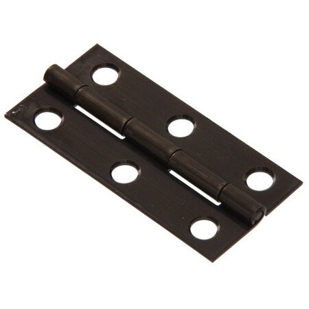 Hillman Hillman 851178 2 in. Solid Brass Narrow Hinge; Antique Brass 851178